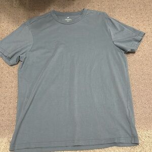 H&M regular fit light blue tee shirt. M